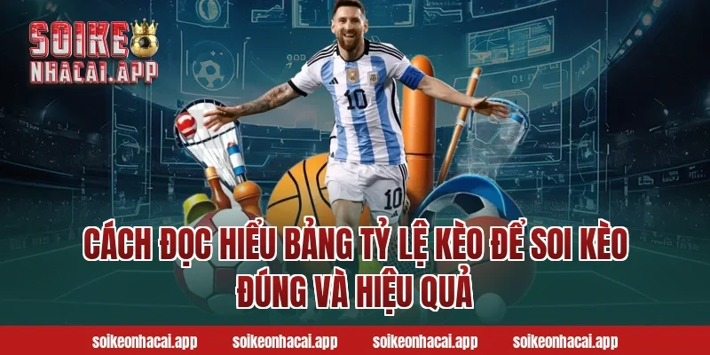 Cách đọc hiểu bảng tỷ lệ kèo để soi kèo đúng và hiệu quả