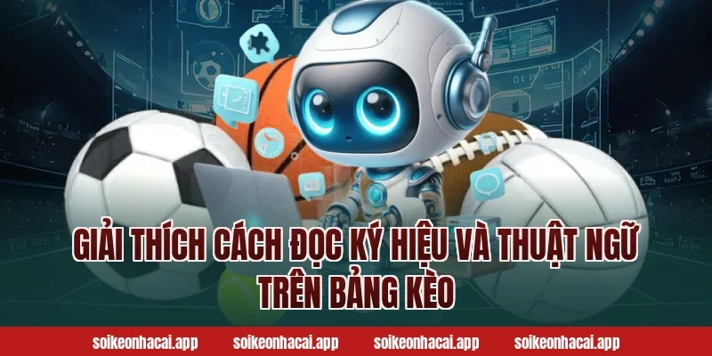 Giải thích cách đọc ký hiệu và thuật ngữ trên bảng kèo